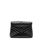 Saint Laurent /YSL Medium Lou Lou Bag Calfskin Black Ruthenium Hardware