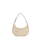 Celine Ava bag triomphe canvas / calfskin white