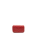 Gucci GG Marmont Mini Bag Calfskin Red Brushed GHW