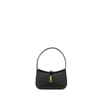Saint Laurent / YSL Mini LE 5 A 7 Hobo Bag Smooth Calfskin Black GHW