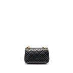 Chanel Small Chain Is More Flap Bag Lambskin Black GHW