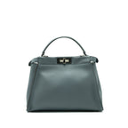 Fendi medium peekaboo leather light blue SHW