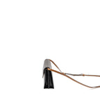 Celine Wallet On Strap Triomphe Canvas /Smooth Lambskin Tan