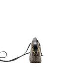 Fendi Mini Mon Tresor Bucket Bag Calfskin Brown/Black GHW