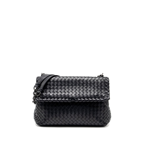 Bottega Veneta Olympia Bag Leather Black with Black Hardware