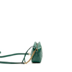 GUCCI Small GG Marmont Crossbody Camera Bag Calfskin Green GHW