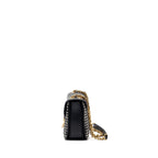 Celine Medium C Bag Tweed/ Leather Black/ White