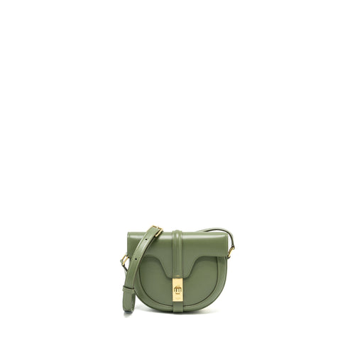 Celine Small Besace Bag Calfskin Light Khaki