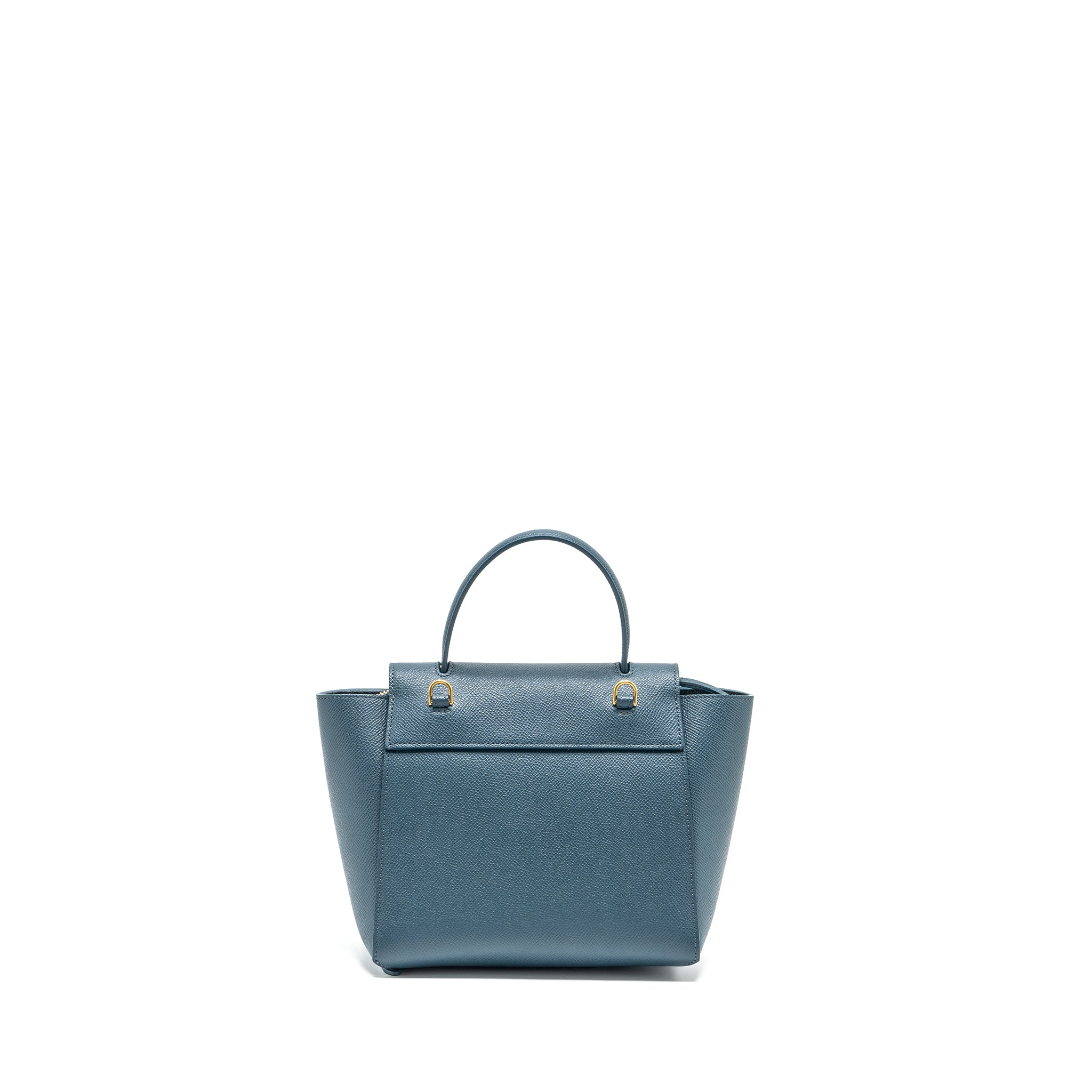 Celine nano belt bag Grained Calfskin Blue