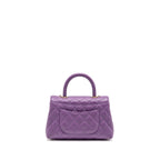 Chanel Small Coco Handle Caviar purple LGHW (microchip)