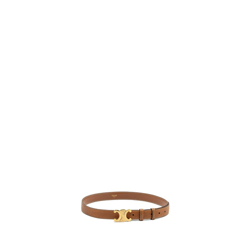 Celine size 80 SMALL TRIOMPHE BELT IN NATURAL CALFSKIN TAN