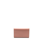 Fendi Logo Crossbody Bag Calfskin Light Pink SHW
