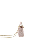 Dior Mini Lady Dior lambskin light pink LGHW