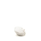 Bottega Veneta Mini Jodie Lambskin Chalk SHW