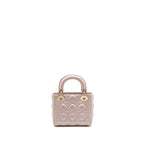 Dior Mini Lady Dior lambskin light pink LGHW