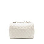 Chanel Jumbo Classic Single Flap Bag Caviar White SHW