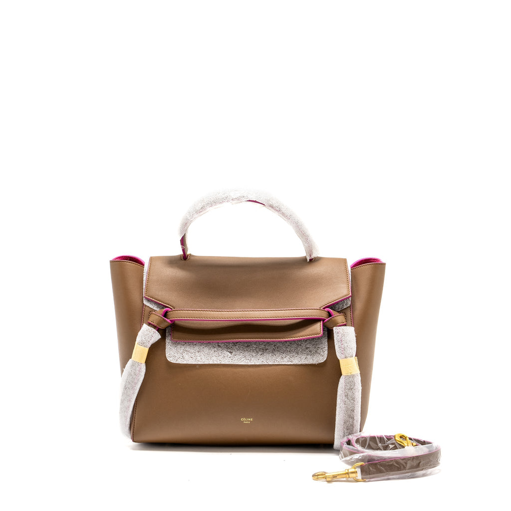 Celine Mini Belt Bag Calfskin Camel