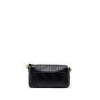 Fendi Baguette Bag with FF Motif Nappa Black GHW