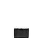 Saint Laurent /YSL Kate Small Chain Wallet With Tassel in Crocodile-Embossed Black SHW