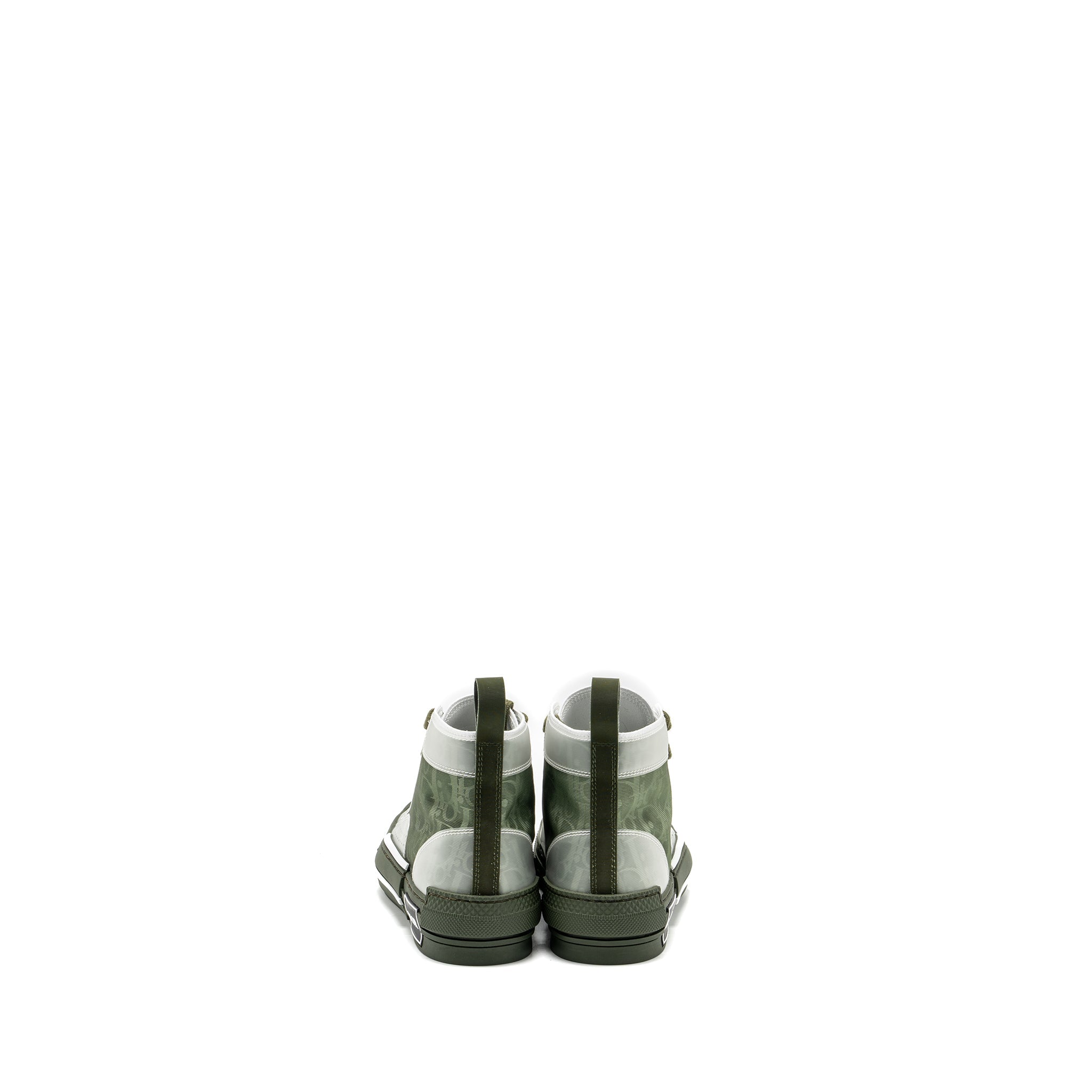 Dior Size 37 B23 Oblique High-Top Sneaker Olive/Oblique