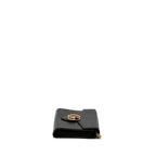 Gucci Marmont Wallet On Chain Calfskin Black Brushed GHW