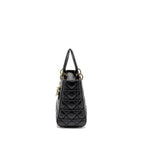 Dior Medium Lady dior Lambskin Black LGHW