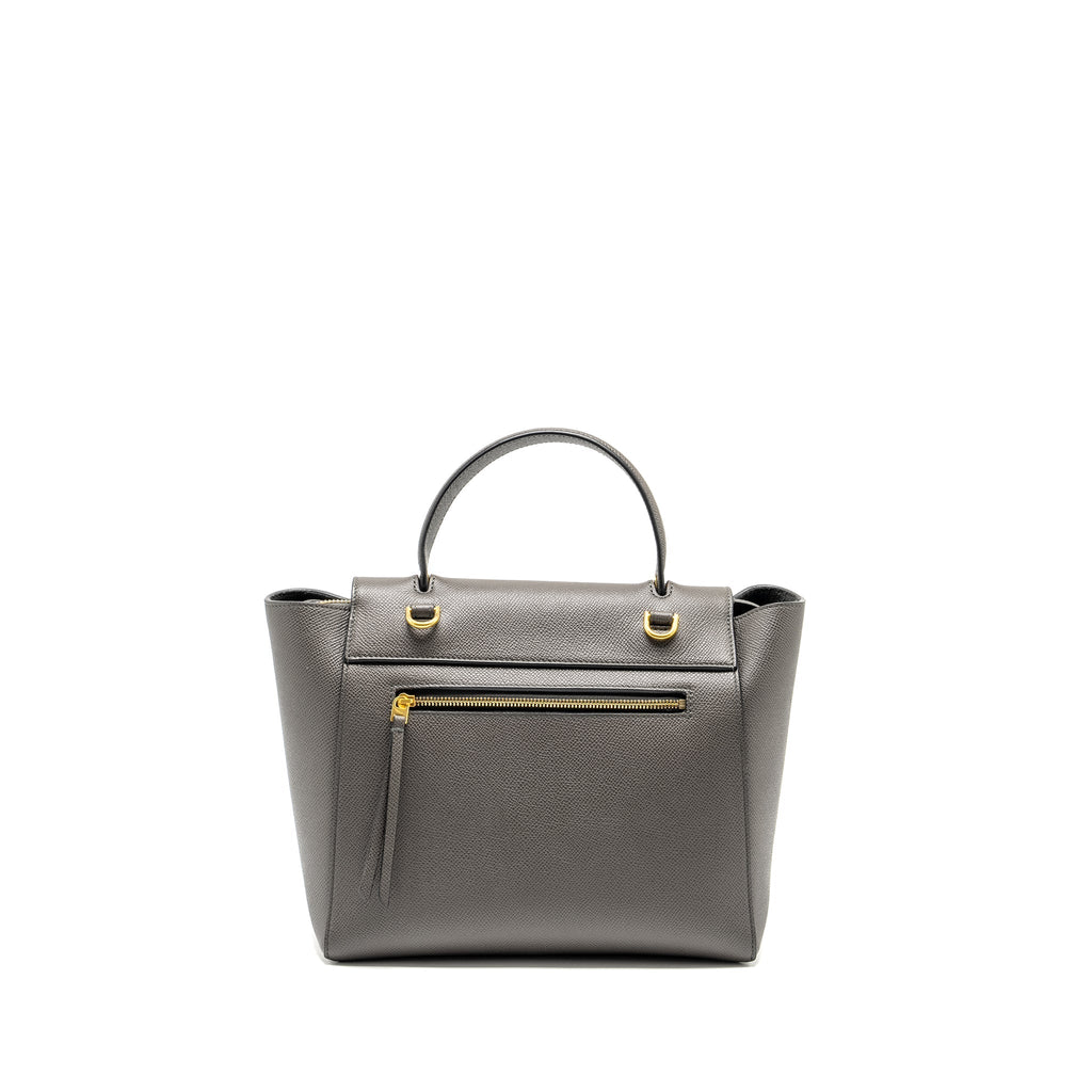 Celine Mini Belt Bag Grained Calfskin Grey