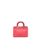 Dior Mini Diorissimo Tote Bag Calfskin Dark Pink/Light Pink SHW