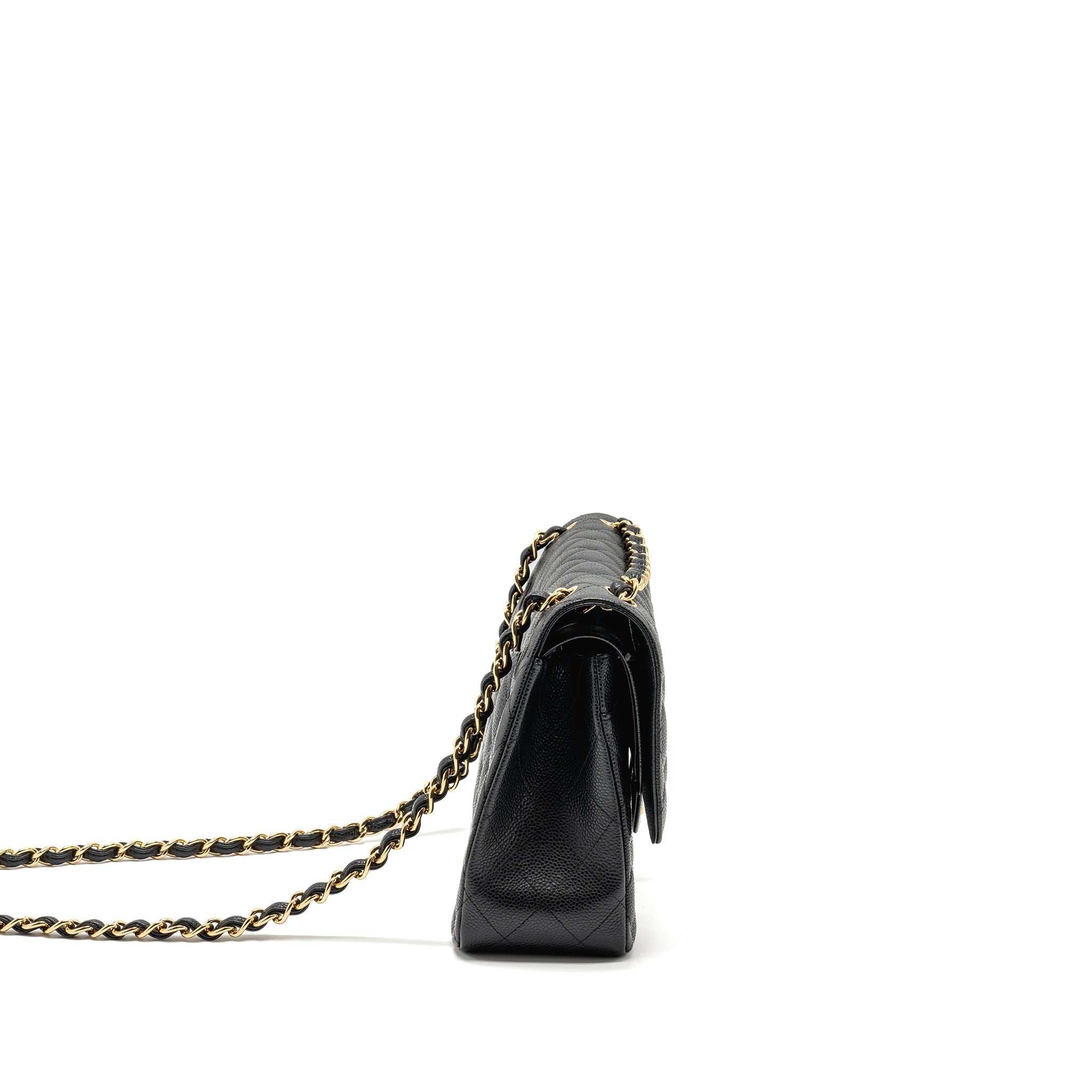 Chanel Jumbo Classic Double Flap Bag Caviar Black GHW