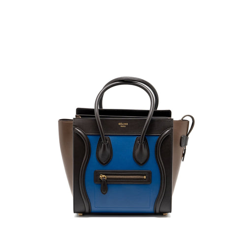 Celine Micro Luggage Bag Calfskin Multicolour