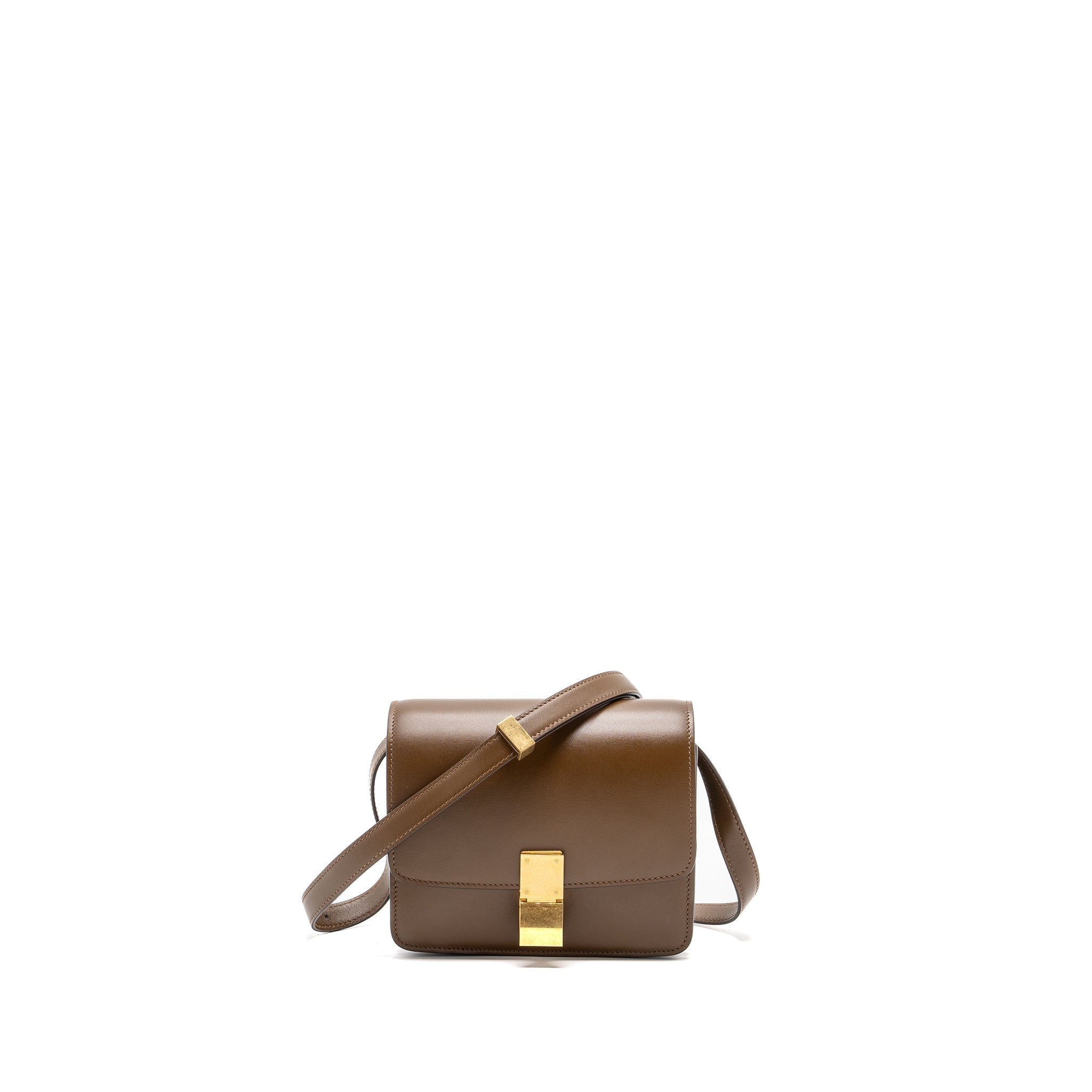 Celine Mini Classic Bag Box Calfskin Camel