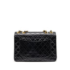 Chanel Vintage Classic Flap Jumbo Bag Calfskin Black GHW