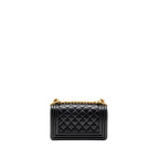 Chanel Small Boy Bag Calfskin Black GHW