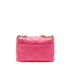 Chanel Large 19 Bag Lambskin Pink Multicolour Hardware (microchip)