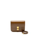 CELINE Medium Classic Box Bag Calfskin Caramel GHW