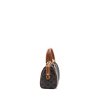 Celine Small Boston Bag Triomphe Canvas/ Leather Brown