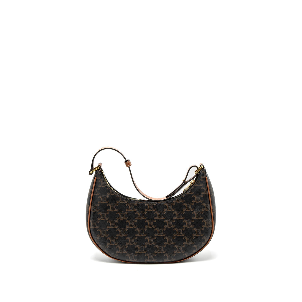 Celine Ava Bag Triomphe Canvas Tan