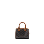 Celine Small Boston Bag Triomphe Canvas/ Leather Brown