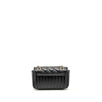Gucci Small GG Marmont Shoulder Bag Calfskin Black SHW