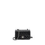 Chanel Mini Rectangular flap bag caviar black SHW