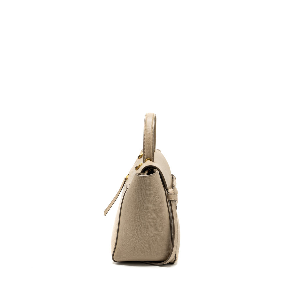 Celine Micro Belt Bag Grained Calfskin Beige