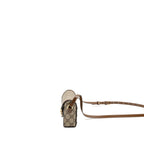 Gucci Horsebit 1955 Mini Bag GG Supreme Canvas Beige/Dark Brown GHW