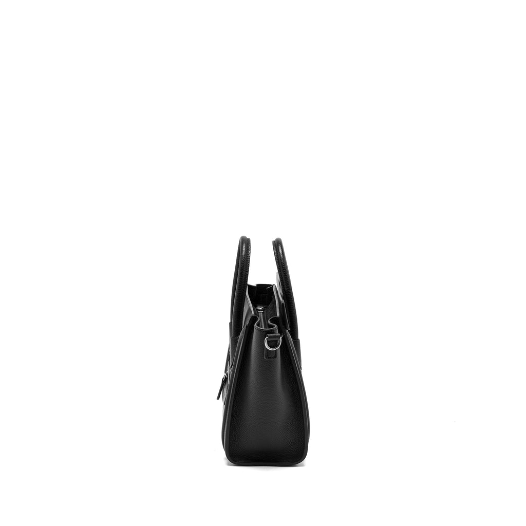 Celine Nano Luggage Bag Calfskin Black