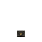 Celine Small Triomphe Flap Wallet Canvas Tan