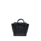 Celine Nano Luggage Bag Calfskin Black