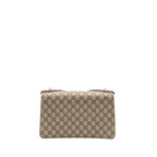 Gucci Small Elephant Embroidered Dionysus Shoulder Bag GG Supreme Canvas/Leather Beige/Multicolour SHW