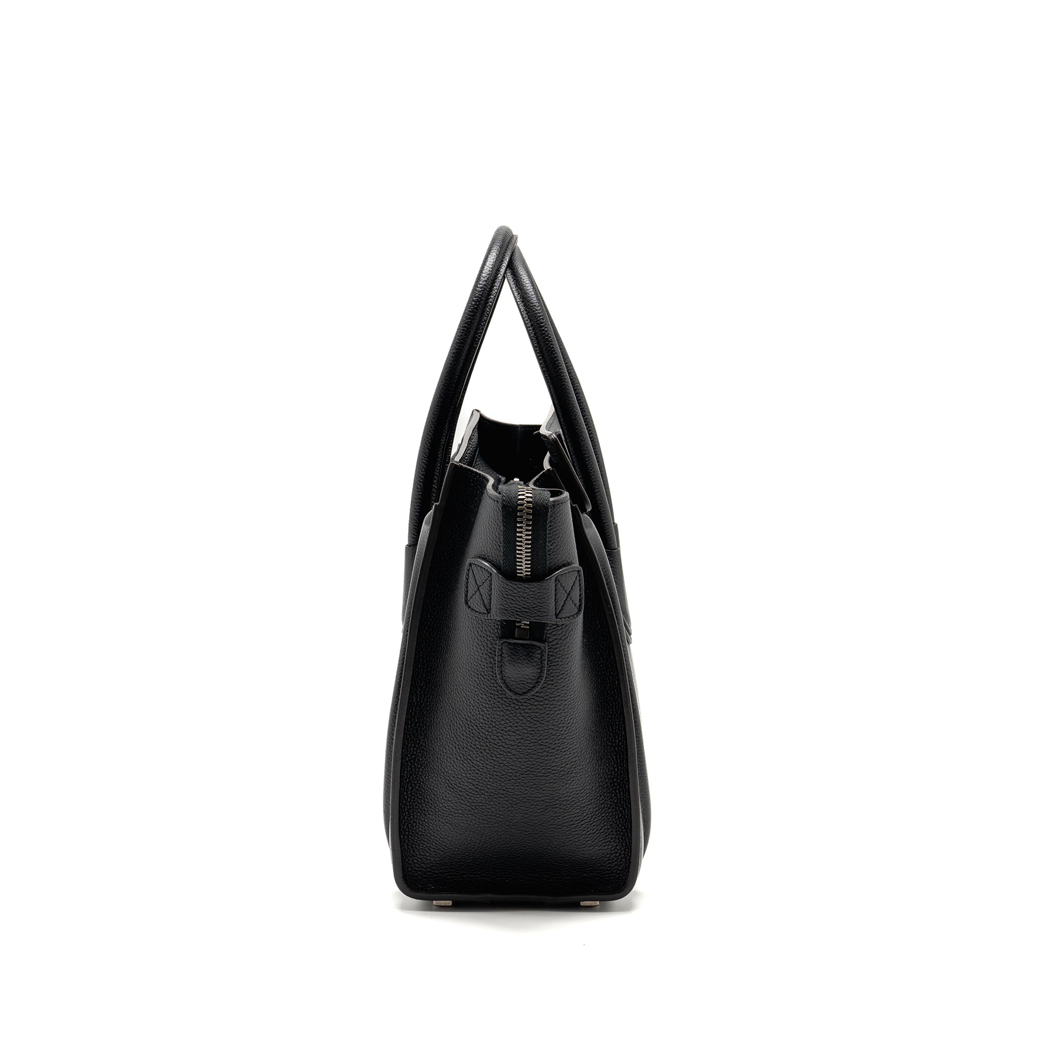 Celine Micro Luggage Bag Calfskin Black SHW
