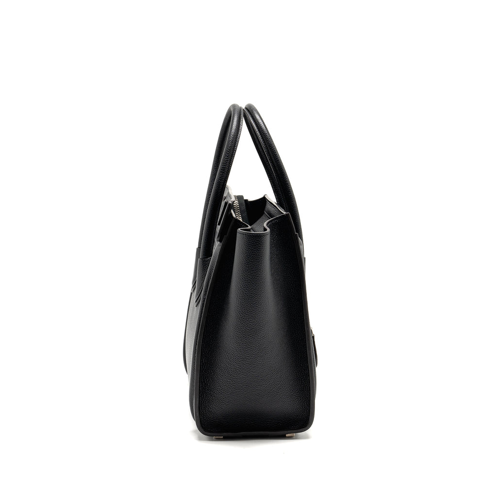 Celine Micro Luggage Bag Calfskin Black SHW