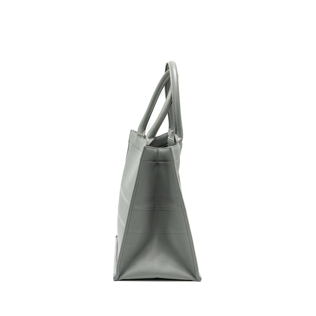 Dior Medium Booktote Calfskin Grey