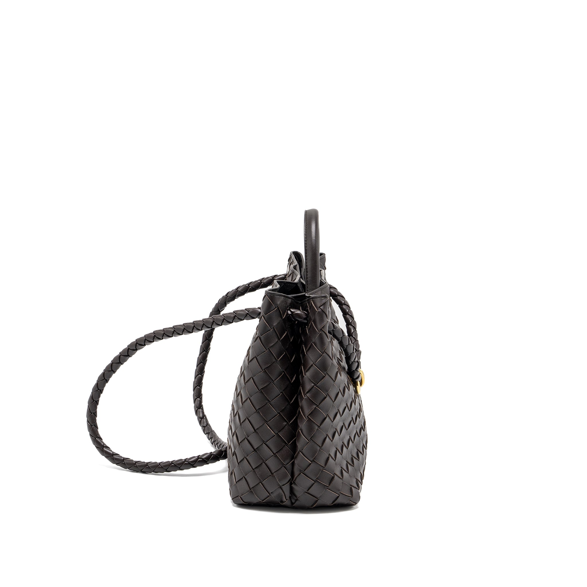 Bottega Veneta Medium Andiamo Bag Lambskin Fondant GHW